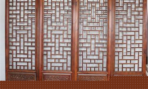 仿古屏风-仿古屏风隔断效果图