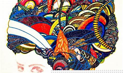 彩色装饰画简笔画-彩色手绘装饰画